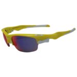 Oakley Custom Fast Jacket Lemon Peel Positive Red Lens Mens Sports Sunglasses