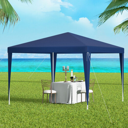 Instahut Gazebo 3x3m Wedding Party Marquee Tent Outdoor Event Camping Canopy Shade - Image 7