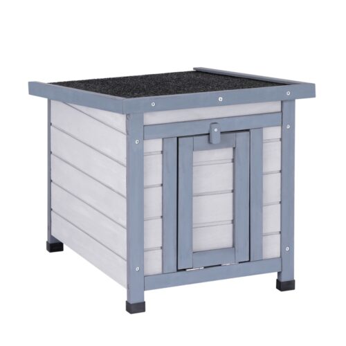 i.Pet Outdoor Cat House Rabbit Hutch Wooden Shelter Condo Small Enclosure Indoor Cat House Outdoor - Image 3