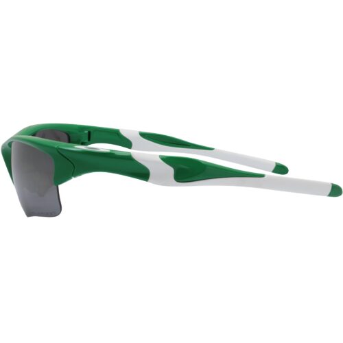 Oakley Custom Half Jacket 2.0 XL Team Bright Green Polarized Black Sunglasses - Image 3