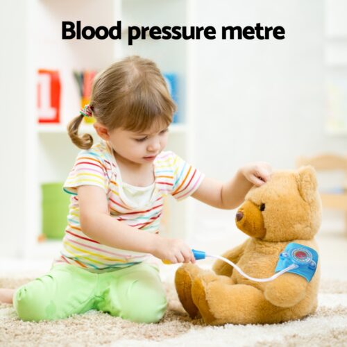 Keezi Kids Doctor Nurse Medical Case Pretend Play Set Stethoscope Medicine Toys - Image 5