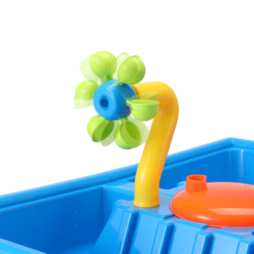 Keezi Kids Sand and Water Table Windmill Shovel Outdoor Sandpit Toys Beach Play - Image 4
