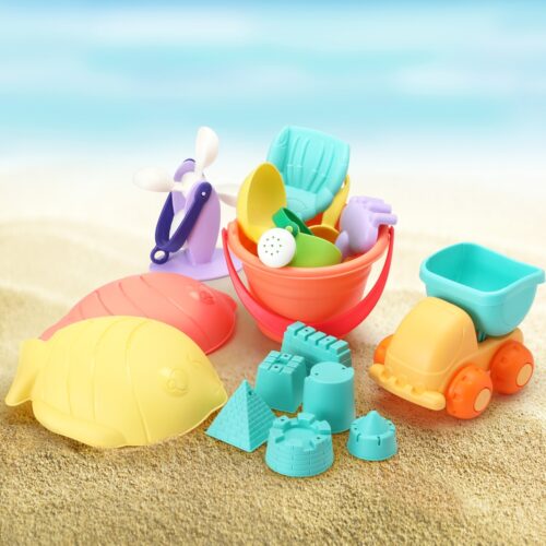 Keezi Kids Water Table Tool Kit Sand Truck Windmill Bucket Shovel Sandpit Toys - Image 7