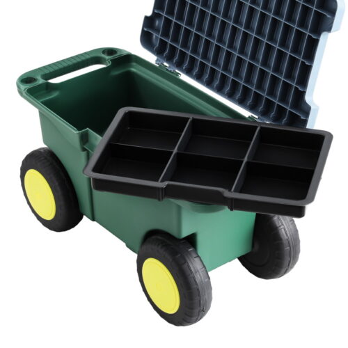 Gardeon Garen Tool Storage Cart 3-In-1 Green - Image 4