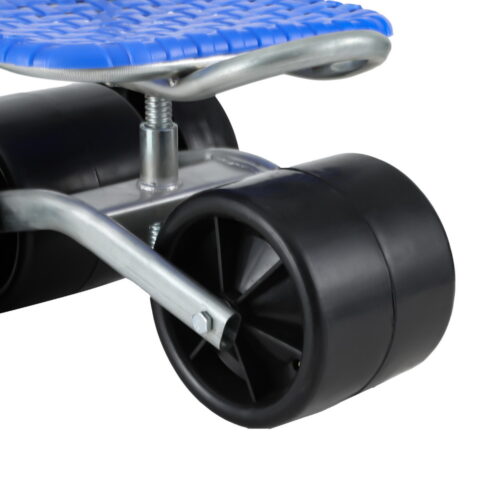 Gardeon Garden Stool Seat Foldable with Wheels Blue - Image 5