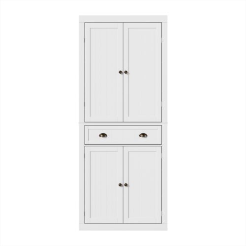 Artiss Buffet Sideboard Cupboard Cabinet White - Image 5