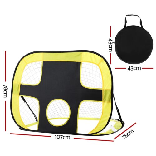 Everfit Portable Football Net Soccer Goal Rebound Target Hitter Training - Image 2