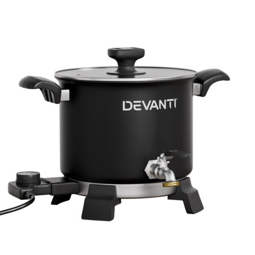 Devanti 5L Wax Melter Candle Making 1200W Melting Pot Furnace Quick Pour Spout Soy Soap - Image 2