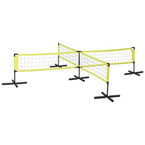 Everfit Water Volleyball Net Set Portable Swimming Pool Nets Game 4 Anchor Bags - Image 4