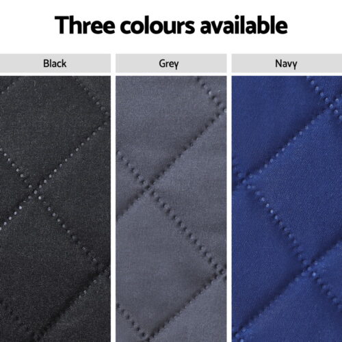 Artiss Recliner Chair Cover 100% Water Resistant Black - Image 4