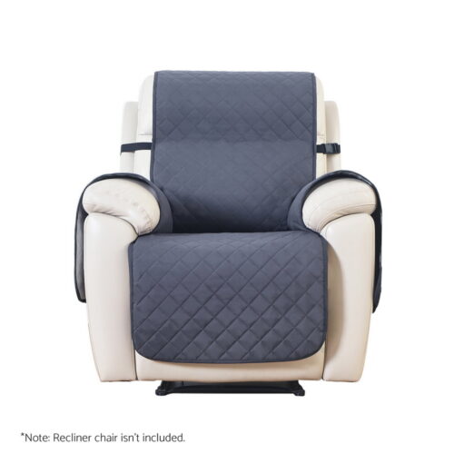 Artiss Recliner Chair Cover 100% Water Resistant Grey - Image 2