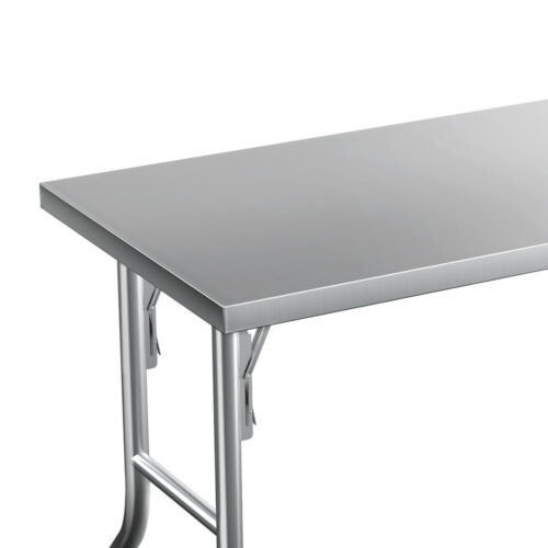 Cefito Stainless Steel Kitchen Benches Work Bench Food Foldable 430 - Image 2