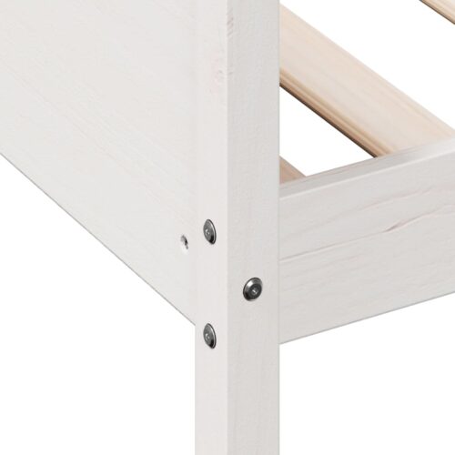 Day Bed White 90x190cm Solid Wood Pine - Image 7