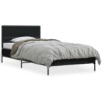Bed Frame Black 90x190cm