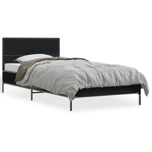 Bed Frame Black 90x190cm