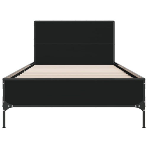 Bed Frame Black 90x190cm - Image 4