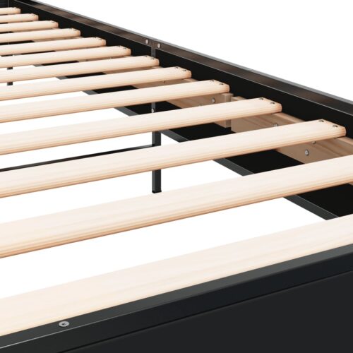 Bed Frame Black 90x190cm - Image 7