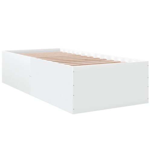 Bed Frame White 90x190cm - Image 2
