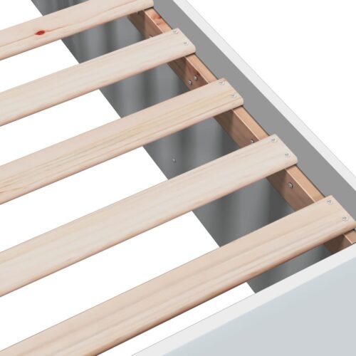 Bed Frame White 90x190cm - Image 7