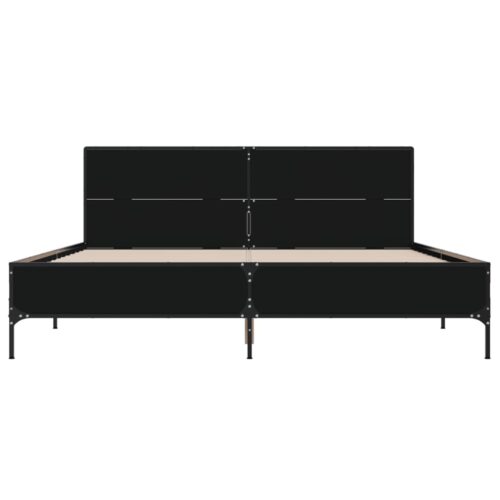 Bed Frame Black 135x190cm - Image 4