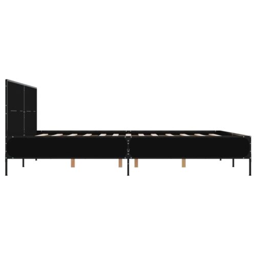 Bed Frame Black 135x190cm - Image 5