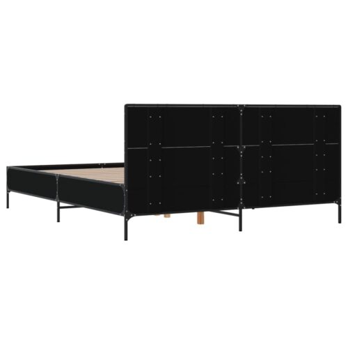 Bed Frame Black 135x190cm - Image 6