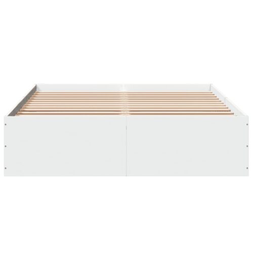 Bed Frame White 135x190cm - Image 4