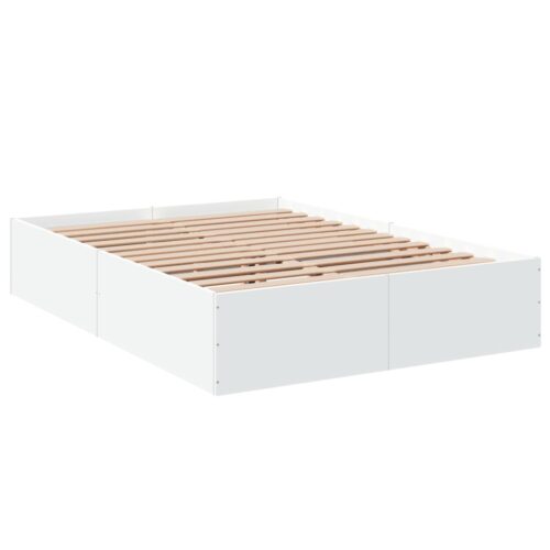 Bed Frame White 135x190cm - Image 6