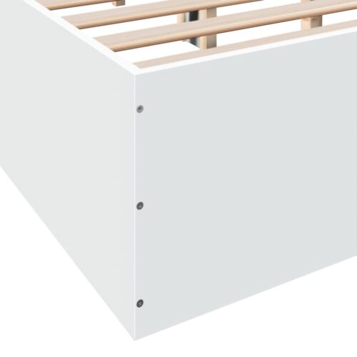 Bed Frame White 135x190cm - Image 8