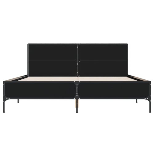 Bed Frame Black 150x200cm - Image 4