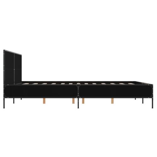 Bed Frame Black 150x200cm - Image 5