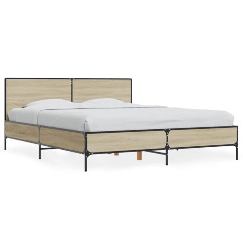 Bed Frame Sonoma Oak 150x200cm