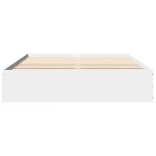 Bed Frame White 150x200cm - Image 4