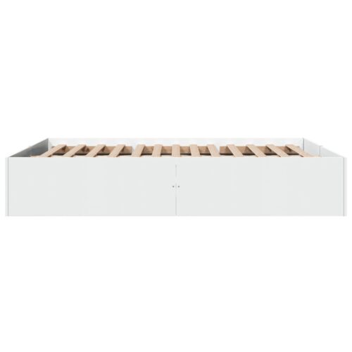 Bed Frame White 150x200cm - Image 5