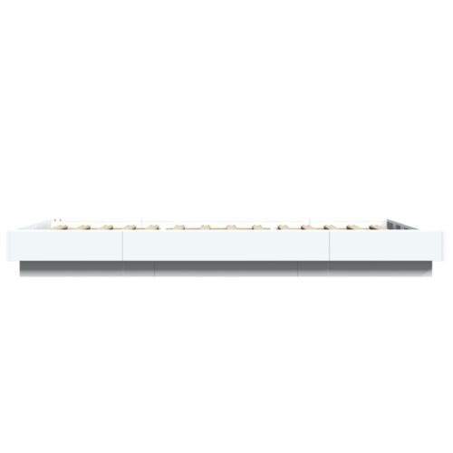 Bed Frame White 90x190cm - Image 5