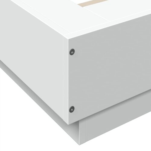 Bed Frame White 90x190cm - Image 7