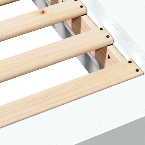 Bed Frame White 90x190cm - Image 8