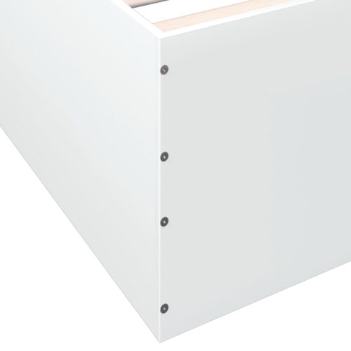 Bed Frame White 135x190cm - Image 8