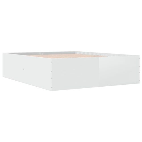 Bed Frame White 150x200cm - Image 2