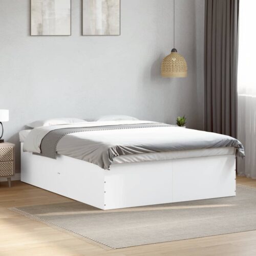 Bed Frame White 150x200cm - Image 3