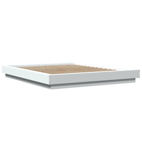 Bed Frame White 150x200cm - Image 2