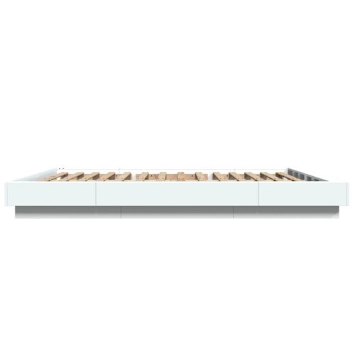 Bed Frame White 150x200cm - Image 5