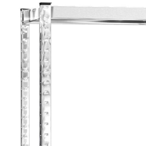 2-Layer Tire Racks 2pcs Silver 110x40x110cm Steel - Image 8