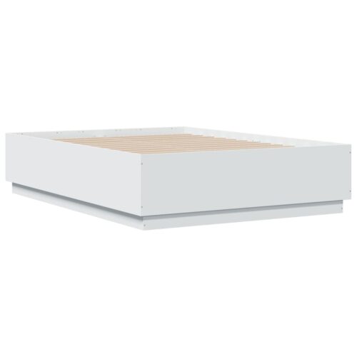 Bed Frame White 135x190cm - Image 6