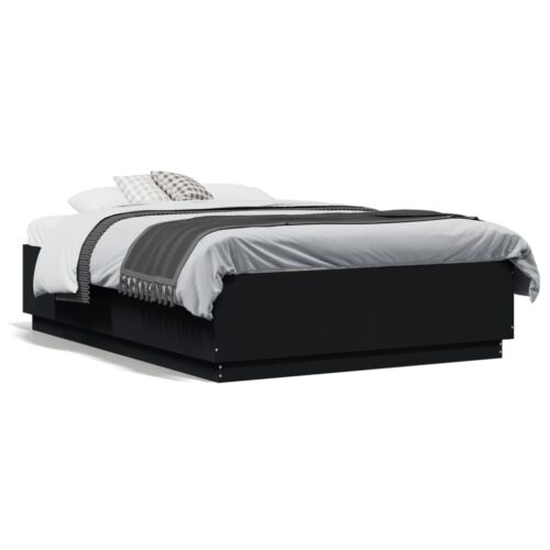 Bed Frame Black 135x190cm