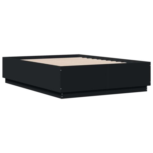 Bed Frame Black 135x190cm - Image 2