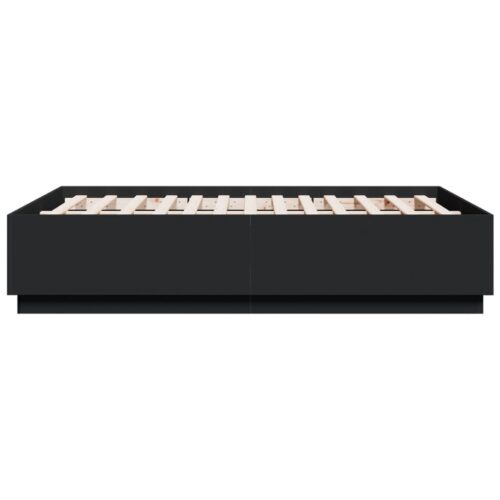 Bed Frame Black 135x190cm - Image 5