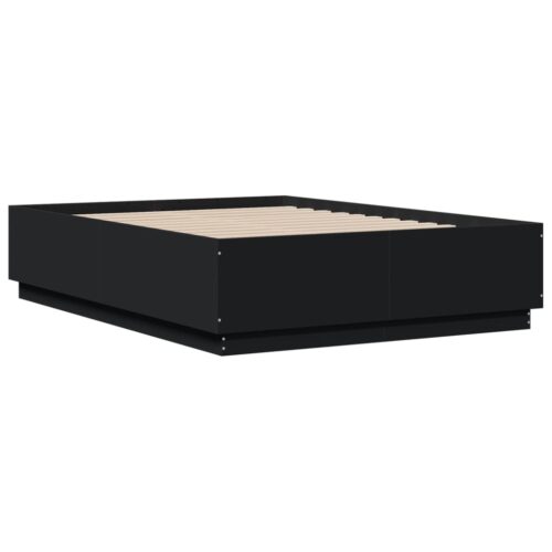 Bed Frame Black 135x190cm - Image 6