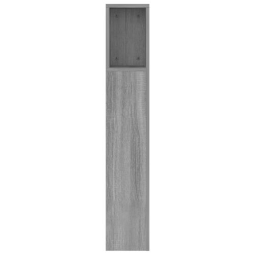 Headboard Cabinet Grey Sonoma 160cm - Image 5