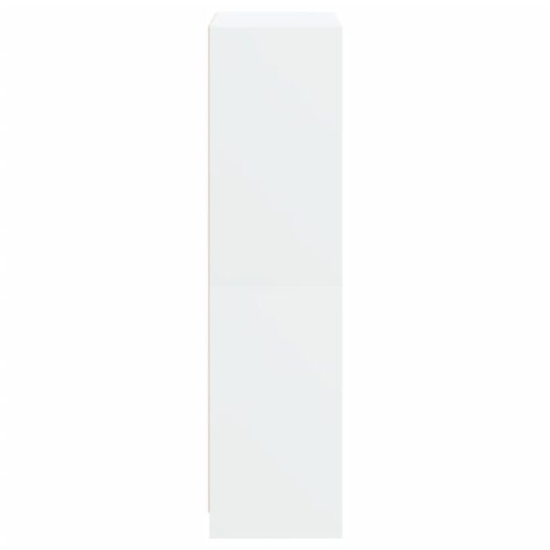 Highboard with Doors White 68x37x142cm Engineered Wood - Image 8